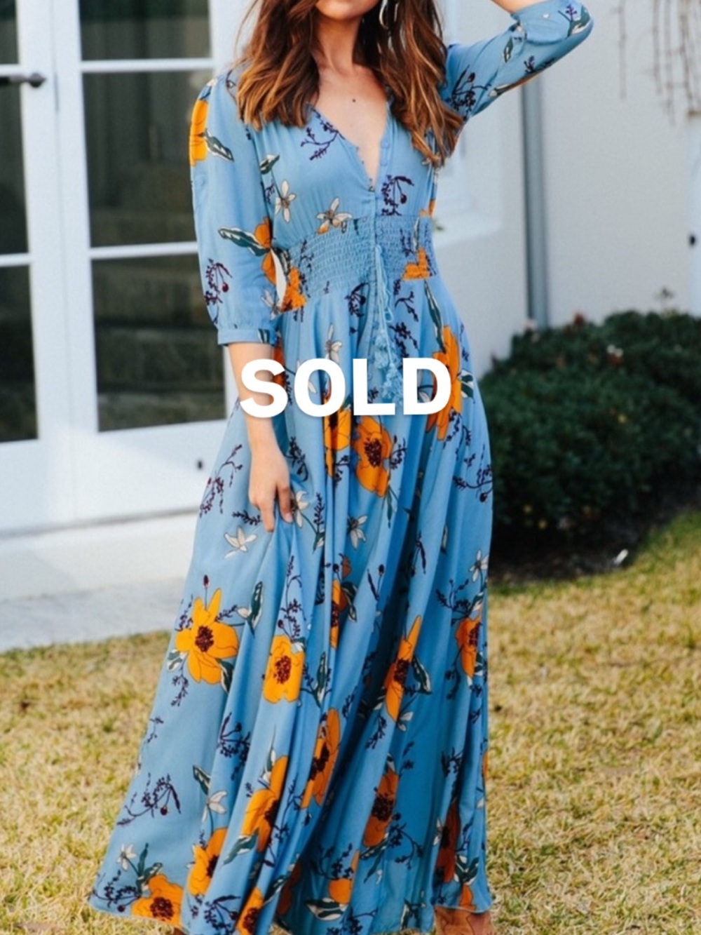 Harlow print Indiana Dress...Super Cute🌻